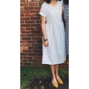 Roolee Black and White Polka Dot Dress